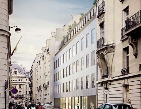 Le 21 rue de la Ville l'Evêque, dans le 8e arrondissement à Paris. Le 21 rue de la Ville l'Evêque, dans le 8e arrondissement à Paris.