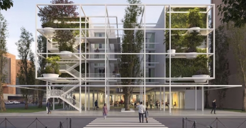 La résidence étudiante Camplus de Rome Ostiense. 