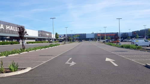 Le retail park de Laval–Saint-Berthevin