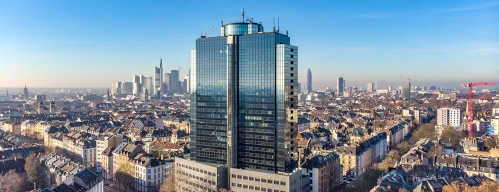 La tour City Gate à Francfort, issue du portefeuille de Godewind.
