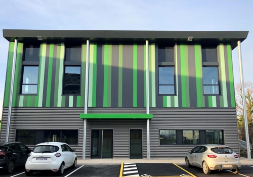 L'immeuble de Pôle Emploi, dans la zone des Boutries. 