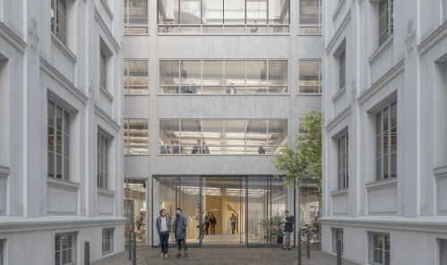 La villa du Clos de Malevard, située dans le 11e arrondissement de Paris.