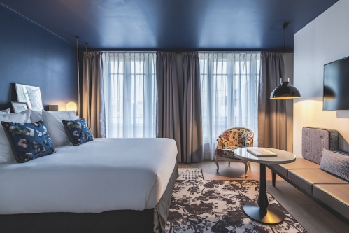 Le Belleval, boutique-hôtel de 52 chambres au cœur du 8e arrondissement de Paris, détenu par Schroder Real Estate Hotels. 