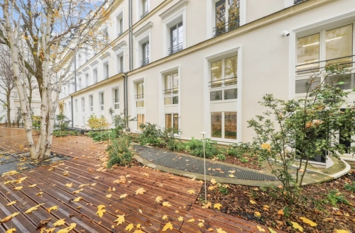 L'immeuble EuroAthènes dans le 9e arrondissement de Paris. 