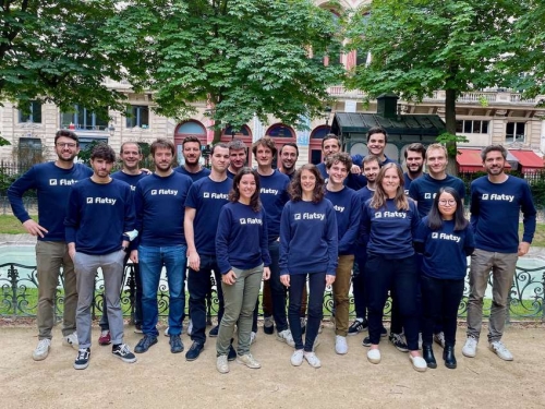 L'équipe de Flatsy, à Paris.