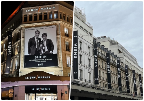 Le BHV Marais a ouvert ses portes à Shein en 2025