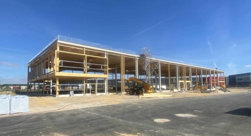 Le chantier de Brie Comte Robert réalisé pour le compte de Stonehedge. © Lyris 