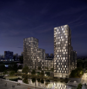 Le Skyhome à Nantes. © Groupe Arc