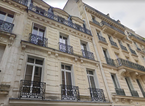 Le 11 rue Chardin, à Paris 16e. © Maps