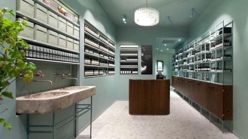 La boutique Aesop de la rue de Passy est désormais détenue par Groupama Gan REIM. © Aesop