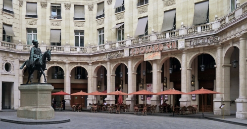 Les futurs locaux de Netflix dans l'ensemble Édouard VII