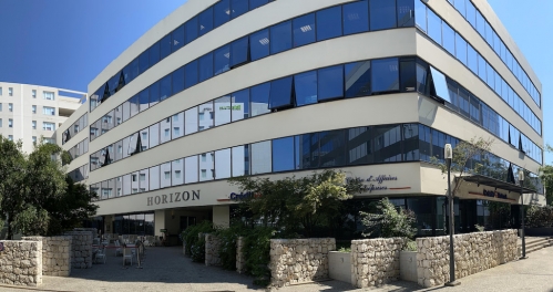 Le bâtiment Horizon, à Nice. 