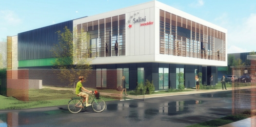 Salini Immobilier a développé le parc d'activités 8.0, avec l'EpaMarne. 
