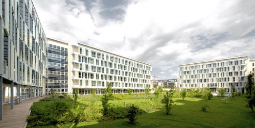 Le siège du CNRN, à Montrouge, au sein de park Azur. © aaPGR architectes