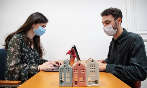 Les co-fondateurs de Beanstock, Emma Malha et Alexandre Fitussi.