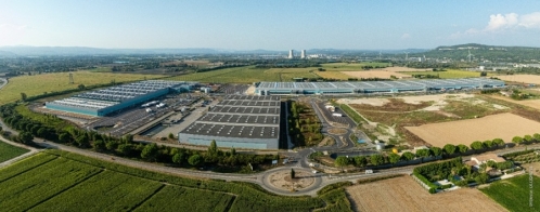 Le hub logistique de Bollène dans le Vaucluse. 