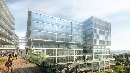 Un programme de Kaufman & Broad, qui intervient dans le résidentiel, le tertiaire ou encore l'hôtellerie et le commerce. © K&B