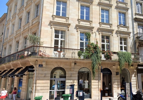 Le pied d'immeuble du 14 rue Franklin, à Bordeaux. © Google Maps