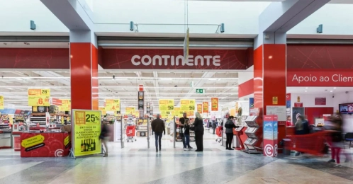 L'hypermarché Continente Montijo près de Lisbonne