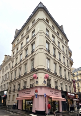 L'immeuble du 14 rue de la Michodière à Paris.