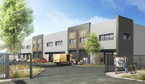 L'un des actifs qui entre dans le portefeuille de la French Light Industrial Platform. © Europa Capital