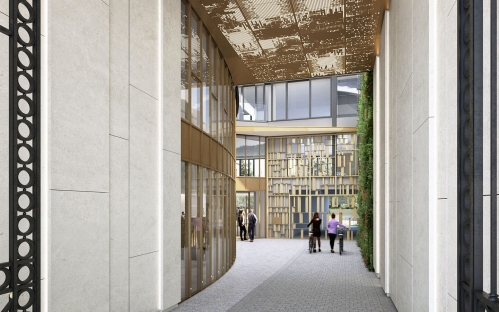 L'entrée du 14 Eylau, Paris 16. © YMA