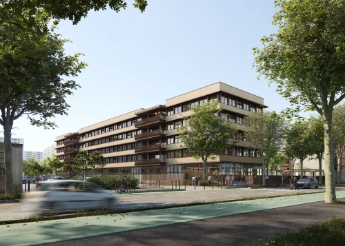 Le futur campus bordelais de l'école ISG. 