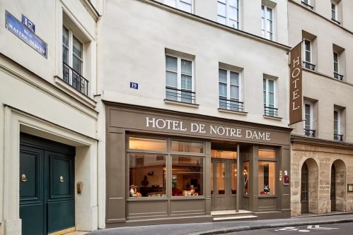 L'hôtel Notre Dame dans le 5e arrondissement de Paris. 