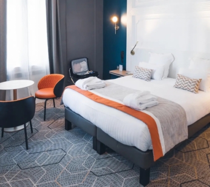 L'Hôtel d'Anjou à Angers. 