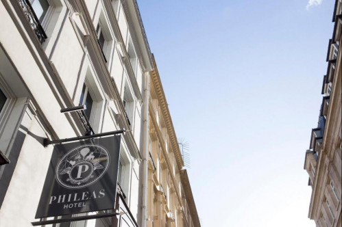 L'hôtel Philéas, dans le 9e arrondissement de Paris.