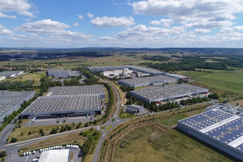 Le Segro Logistics Park de Saint-Ouen-L’Aumône © Objectif Aéro. 