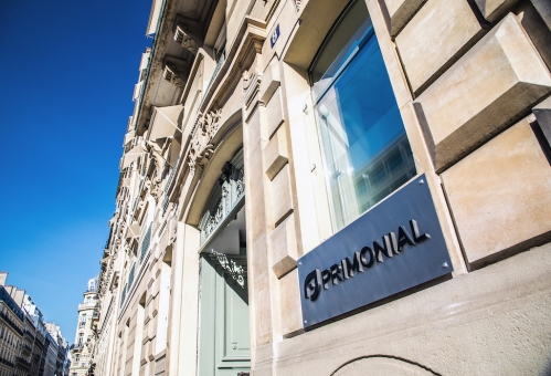 Le nouveau siège de Primonial, rue du Général Foy. 