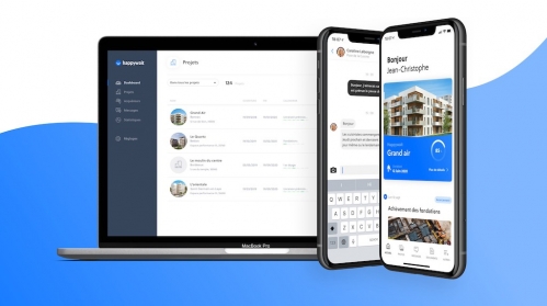 La plateforme digitale collaborative Happywait. 