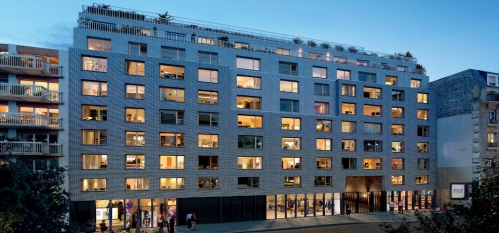 Le 93 rue Petit dans le 19e © France Logis et Emerige