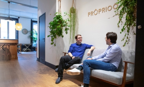 Les locaux parisiens de l'agence immobilière.