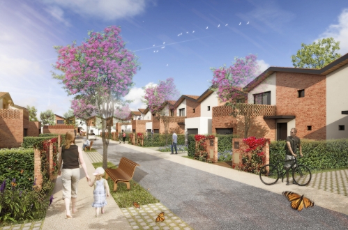 Vue de l'un des écoquartiers labélisés d'Uniti. 