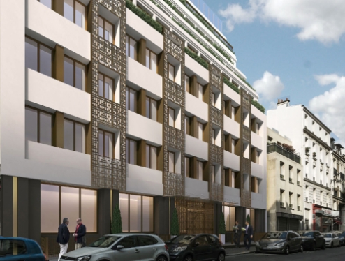 L'ensemble 46/48 Lauriston (Paris 16) est totalement restructuré par Patrimoni. © Outsign L'ensemble 46/48 Lauriston (Paris 16) est totalement restructuré par Patrimoni. © Outsign