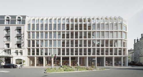 Le projet Infina, à Bordeaux. © Faye Architecture