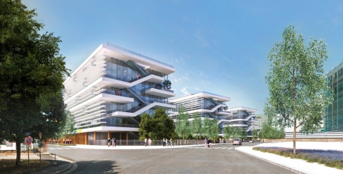 Urban Garden, le projet développé à Lyon Gerland par Sogelym Dixence.