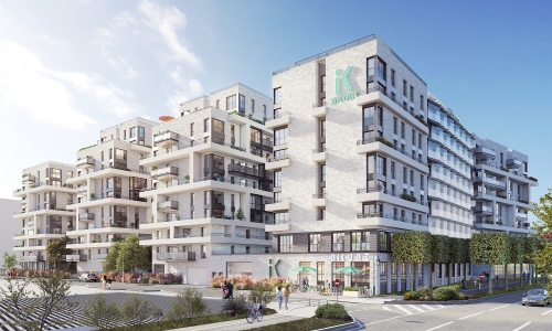 La future résidence Bikube à Suresnes. 