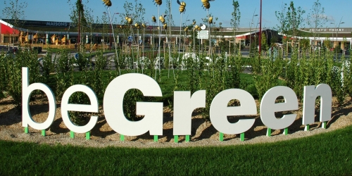 Le parc commercial beGreen, aménagé par Frey dans le Grand Est. © Frey
