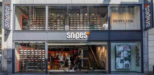 L'enseigne allemande Snipes possède dix magasins en France. © Snipes