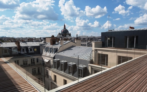 Le siège de Chaumet, boulevard Haussmann. 