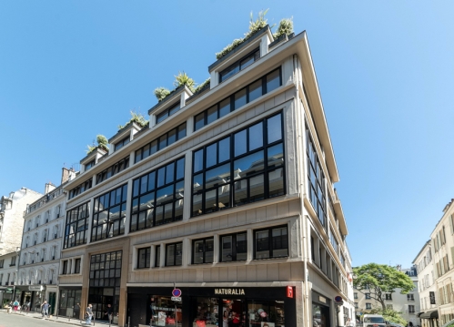 Le 8 rue Bayen, Paris 17, qui abrite notamment le siège du Groupe Élysées Monceau. © Laurent Danquigny