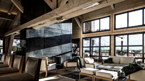 L'Alpaga, hôtel cinq étoiles à Megève. © Les Hôtels d'En Haut