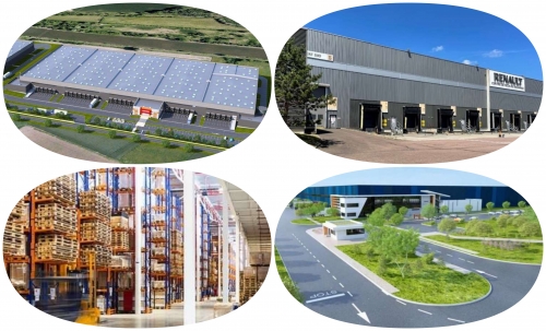 Les principaux entrepôts échangés cette année