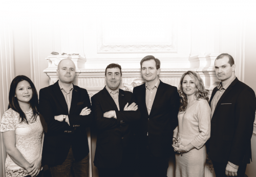 L'historique équipe de Fondatio, avec Guillaume Viel (4) et Aurore Guérin (5).