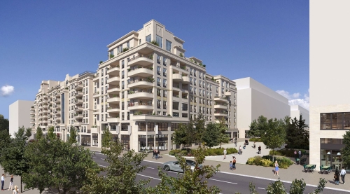 Le programme résidentiel acheté par CDC Investissement Immobilier à Saint-Ouen. © Marc Farcy Architecte