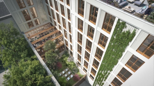 Le projet para-hôtelier de Mimco au 15 Fénelon, dans le 10e arrondissement de Paris. 