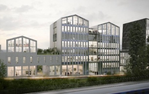 L'immeuble de bureaux Intencity à Angers. 